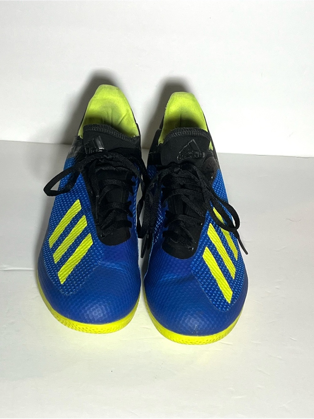 adidas X Tango 18.3 Blue & Neon Yellow Indoor Soccer Sneakers